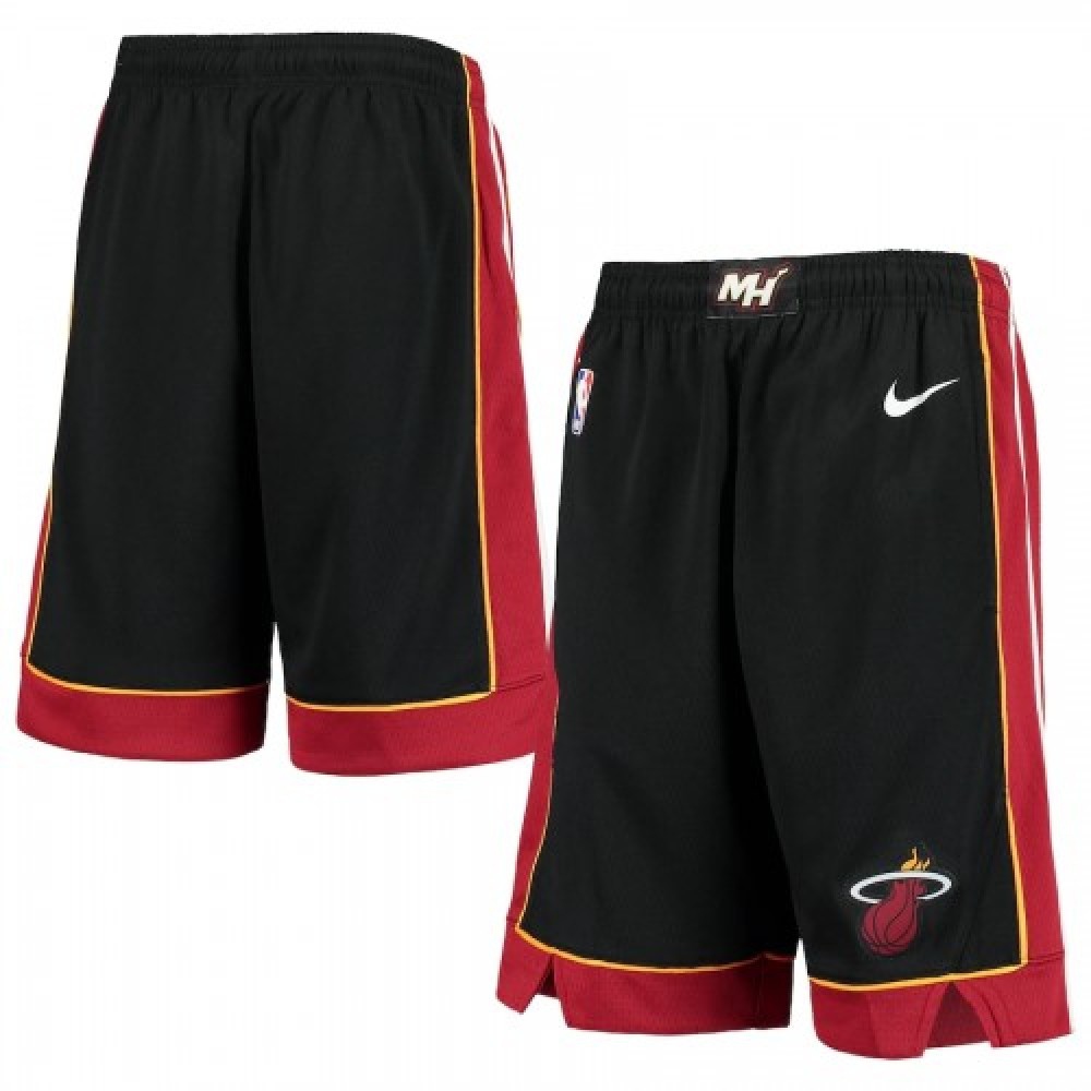 Men's Miami Heat Black 2020/21 Swingman Shorts - Icon Edition-Pro Kit Vault | Brand New 26/27 Sports Jerseys